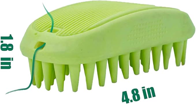 Pet Silicone Shampoo Brush for Long & Short Hair Medium Large Pets Dogs Cats - Image 3
