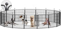 Dog Playpen, 32/40/45 Inch Height in Heavy Duty, Folding Indoor Outdoor by BestForYourPets