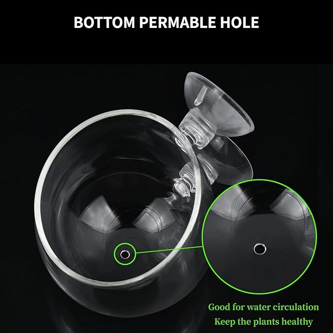 2 PCS Aquarium Plant Holder Top Hanging Fish Tank Plant Pot Aquarium Planter - Image 4
