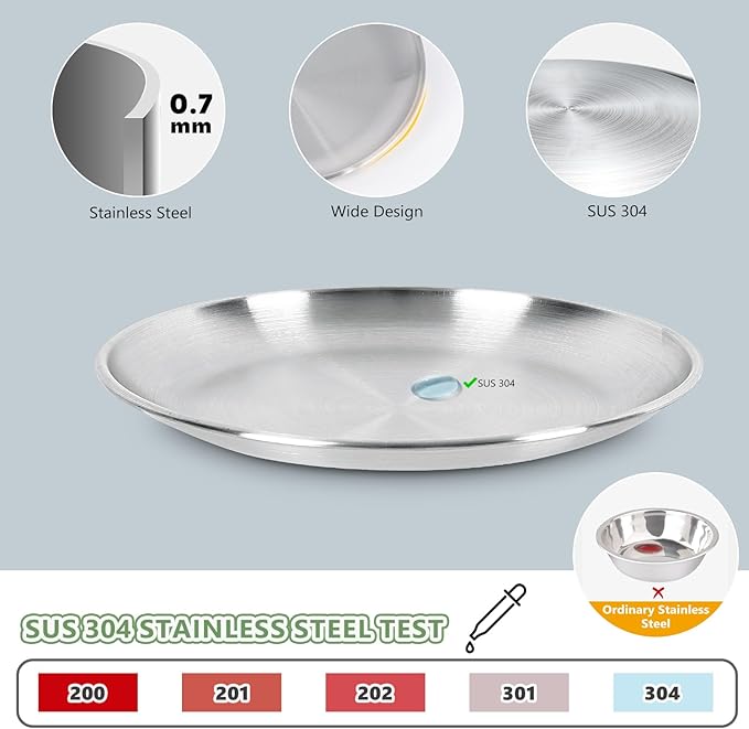 2-Pack Stainless Steel Cat Food Bowls, Shallow Whisker-Friendly Non-Slip - Image 3