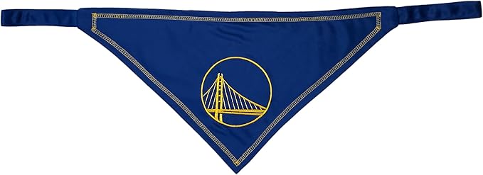 Pets First NBA Golden State Warriors TIE Bandana, Size Small/Medium. Dog - Image 2