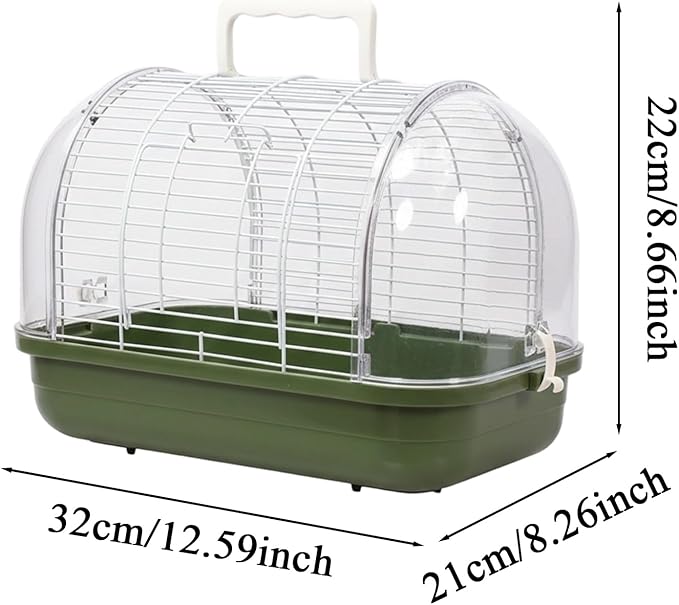 Portable Bird Cage, Bird Travel Carrier - Image 5