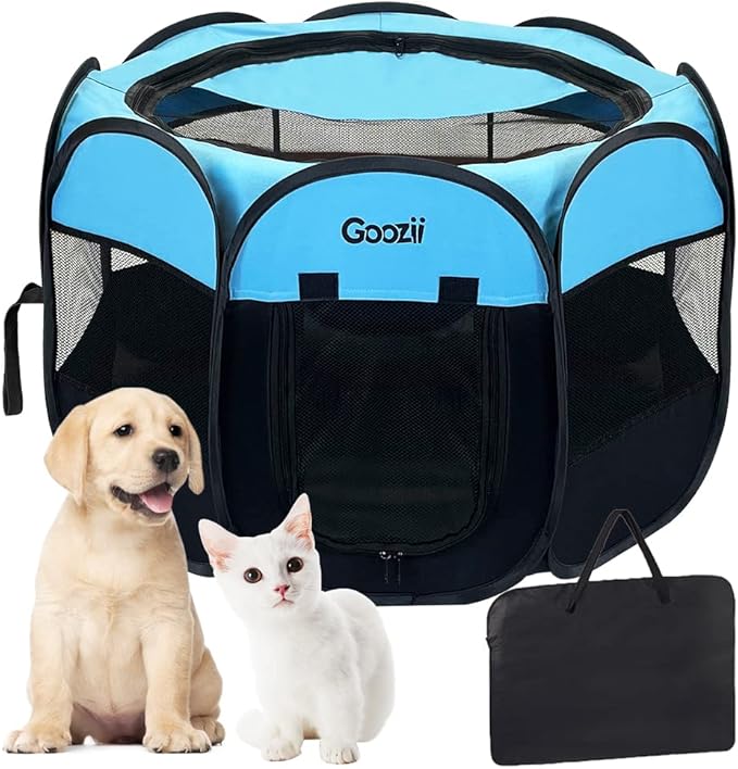 Portable Dog Playpen Indoor Outdoor, Collapsible Pet Dog Playpen - Image 9