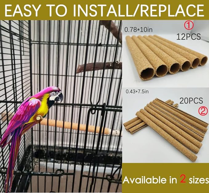 20Pcs Sand Perch Covers for Bird - Image 6