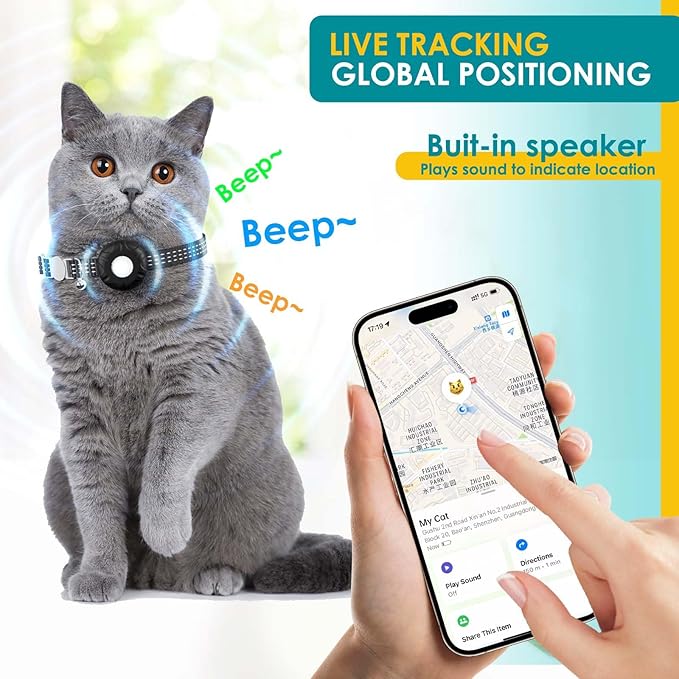 Cat GPS Tracker, Smart Cat Tracker Compatible - Image 3