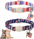 Unique Style Paws 4th of July Cat Collar, Cute Cat Collars by Uniquestylepaws