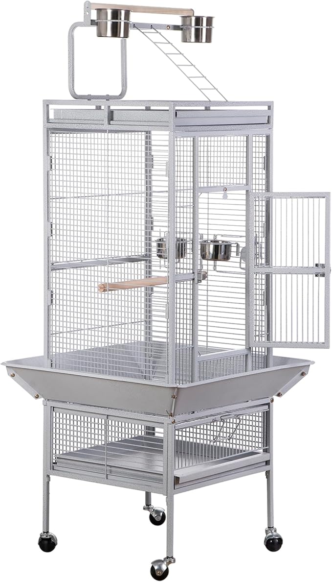 SUPER DEAL PRO 61-inch 2in1 Large Bird Cage - Image 8