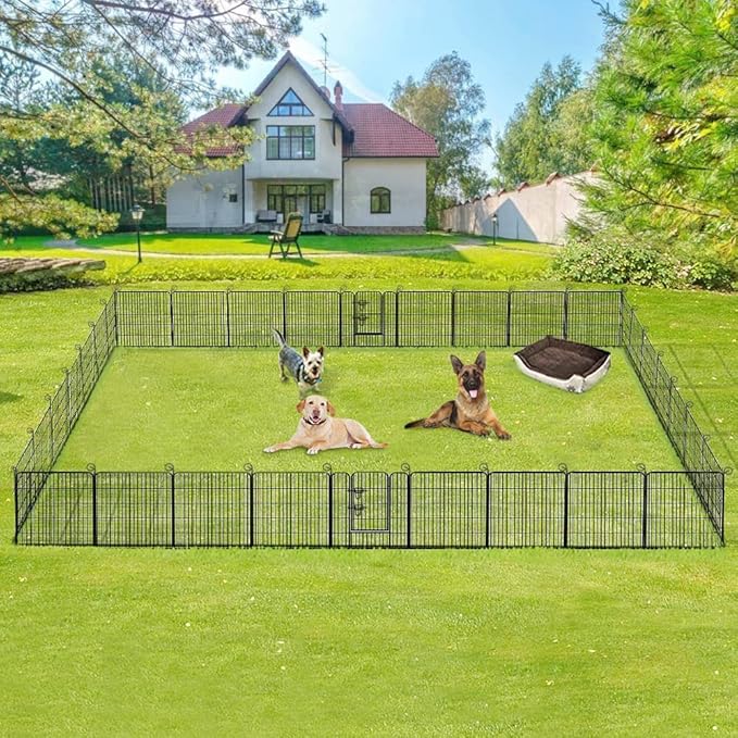 BestPet | Dog Playpen | 32 Inch, 32 Panels | Heavy Duty Metal Pet Exercise Pen - Image 2