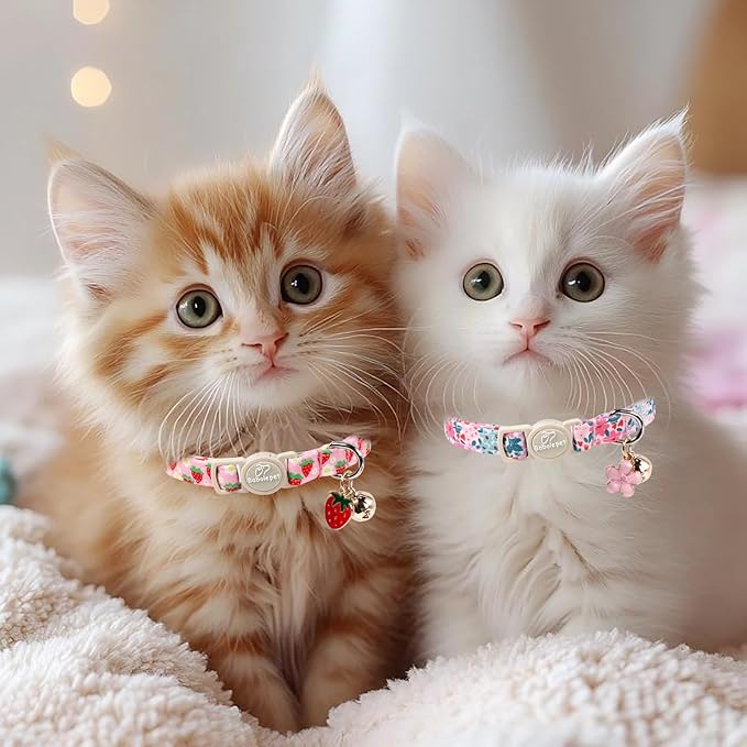 2 Pack Cotton Cat Collars - Image 2