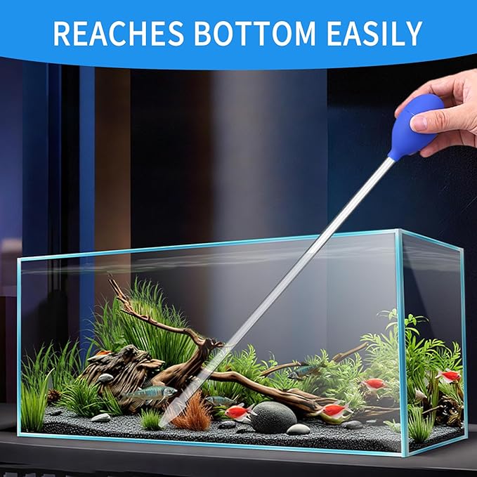 18.5 in Long Pipette for Fish Tank Coral Food Feeder Long Syringe Aquarium - Image 5