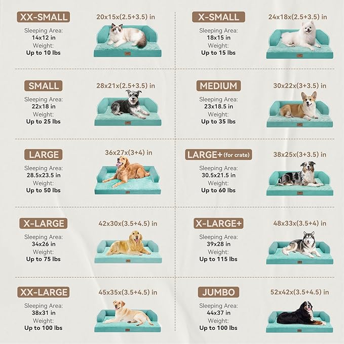 Large Dog Bed Orthopedic Washable, Orthopedic Dogs Bed - Image 2