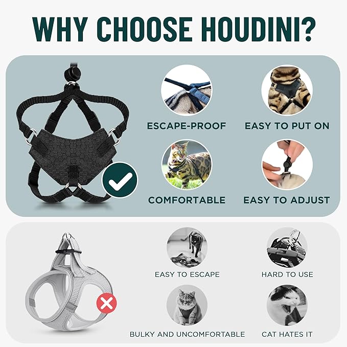 Houdini™ Escape Proof Kitten Harness and Leash Set by OutdoorBengal – Extra - Image 3
