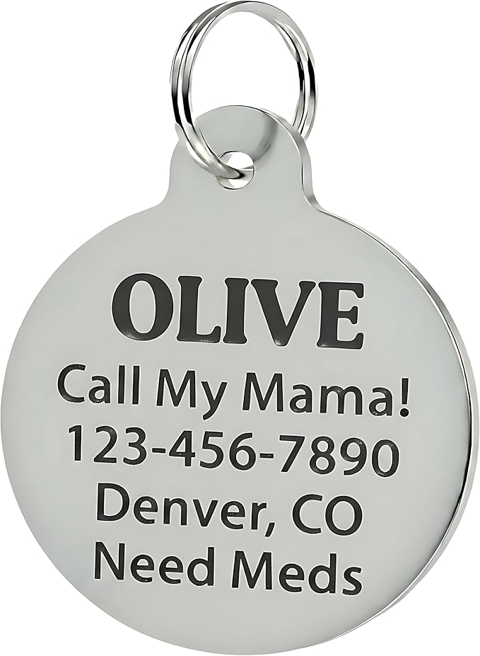 Bad Tags Personalized Dog and Cat ID Tags in 25+ Designs and 2 Sizes - Image 3