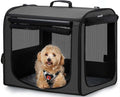 Dog Car Carrier Light Weight, 24×17.7×20.5in Dog Carrier by pecute