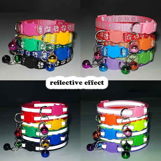 Sky Blue Reflective Cat Collar - Image 4