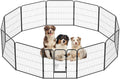 BestPet | Dog Playpen | 32 Inch, 12 Panels | Heavy Duty Metal Pet Exercise Pen by BestPet
