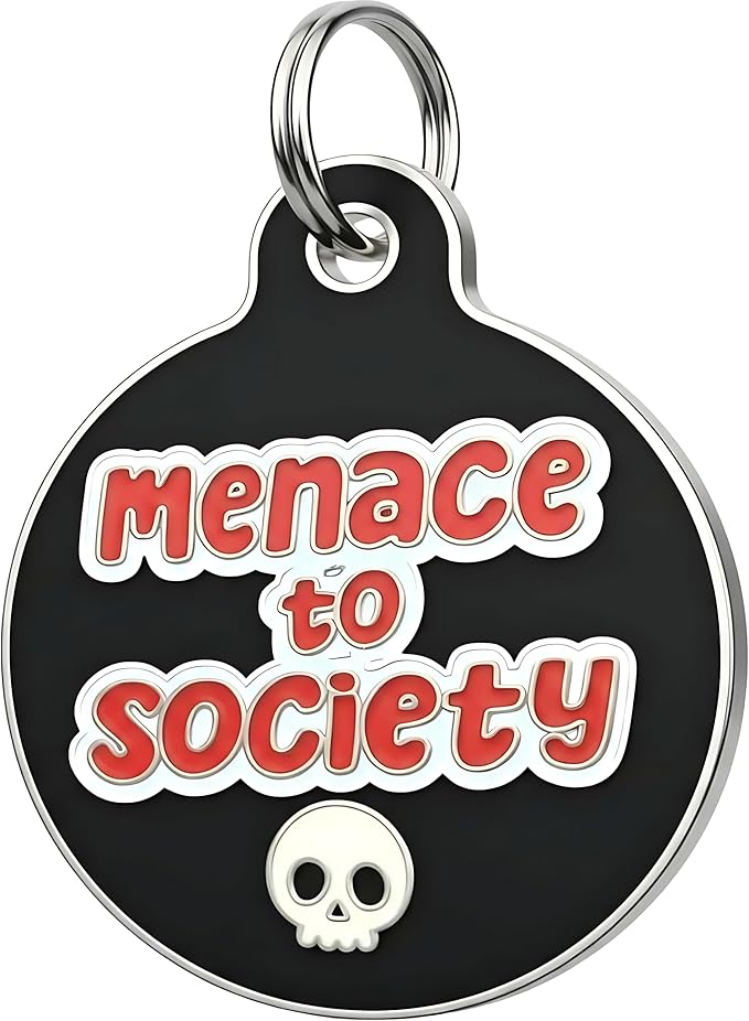 Bad Tags Personalized Dog and Cat ID Tags in 25+ Designs and 2 Sizes by BadTags