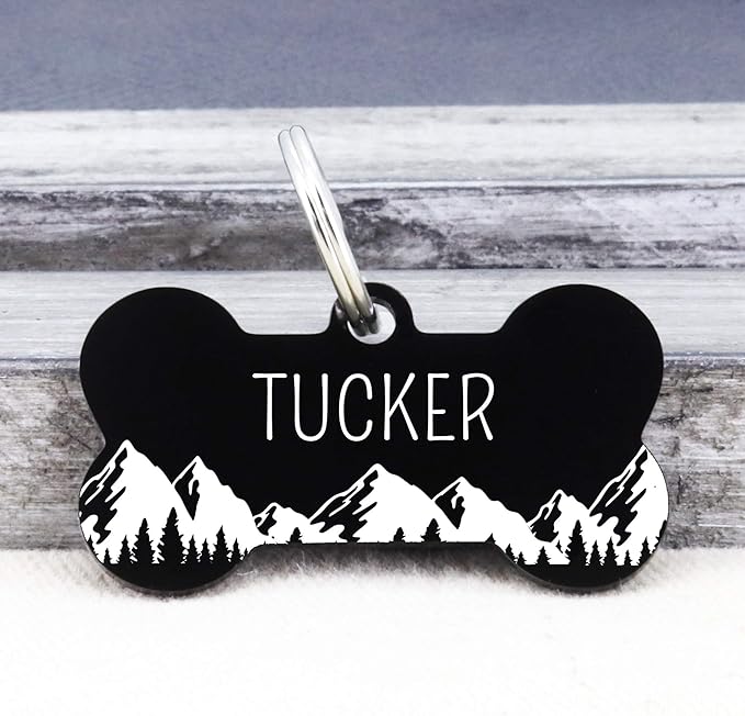 Ultra Joys Stainless Steel Pet ID Tag Dog Name Tags Personalized Front and Back - Image 2