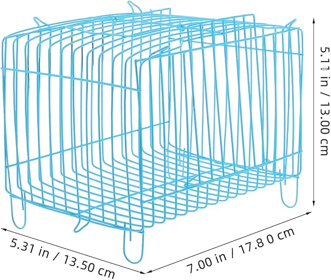 POPETPOP Travel Carrier for Birds, Iron Bird Travel Carrier Cage, Portable - Image 4