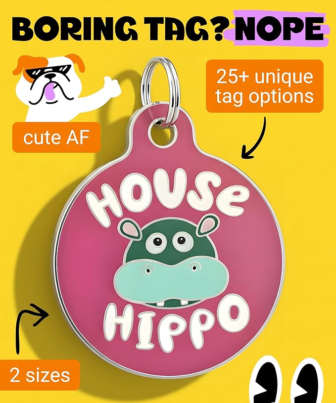 Bad Tags Personalized Dog and Cat ID Tags in 25+ Designs and 2 Sizes - Image 4