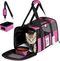 20 Inch Large Cat Carrier for Cats Up to 25 lbs, Extra Large Soft Sided Dog by SECLATO