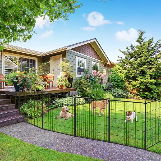 Dog Playpen 40 inch 24 Panels Indoor Outdoor Dog Pen - Image 9