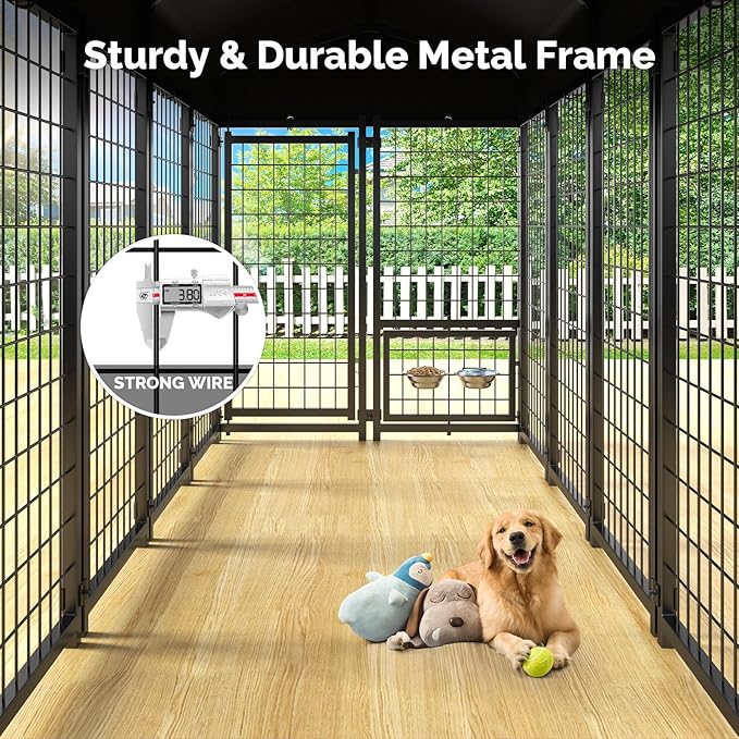 Sino Luban Outdoor Dog Kennel Outside Run - Image 5