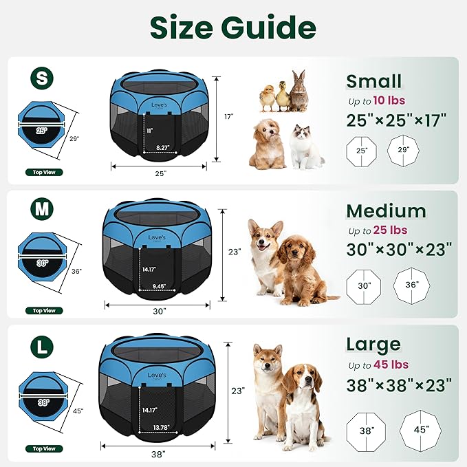 Love's cabin Pet Puppy Dog Playpen, Large Dog Tent Crates Cage Indoor/Outdoor - Image 2