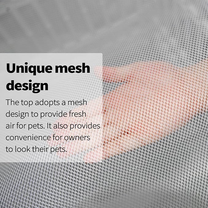 PJYuCien Dog Playpen Mesh Top Cover, Fits 36 Inch 4 Panels Regular Square - Image 5