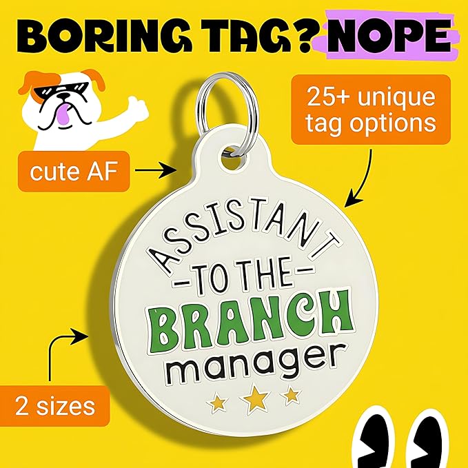 Bad Tags Personalized Dog and Cat ID Tags in 25+ Designs and 2 Sizes - Image 3