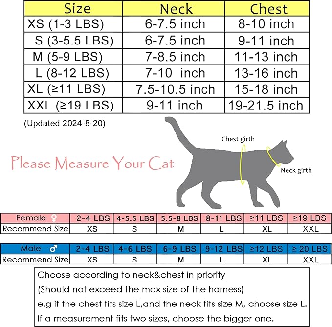 Tactical Cat Harness and Leash for Walking Escape Proof, Adjustable Cat Walking - Image 2