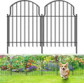 25Pcs Decorative Garden Fence, 20in/27ft Rustproof Metal Fences Animal Barrier by Tivray