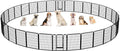 Yaheetech Dog Playpen Outdoor, 40 inch 32 Panels Dog Pen Indoor Heavy Duty by Yaheetech
