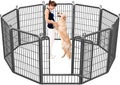 Dog Playpen Outdoor, 40 inch 10 Panels Heavy Duty Dog Fence by Jhsomdr