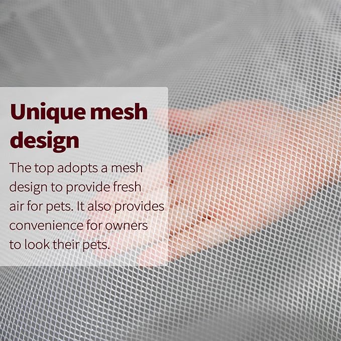 PJYuCien Dog Playpen Mesh Top Cover, Fits 36 Inch 4 Panels Regular Square - Image 5
