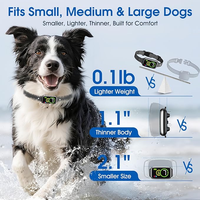 1S Stop Barking Smart Dog Bark Collar, Humane Anti Barking Device - Image 4