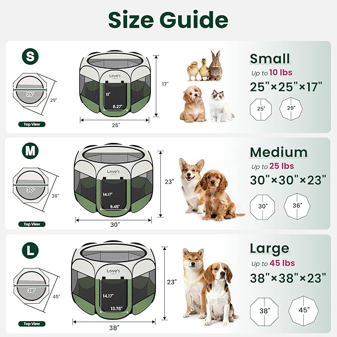 Love's cabin Pet Puppy Dog Playpen, Large Dog Tent Crates Cage Indoor/Outdoor - Image 2