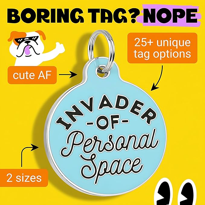 Bad Tags Personalized Dog and Cat ID Tags in 25+ Designs and 2 Sizes - Image 3