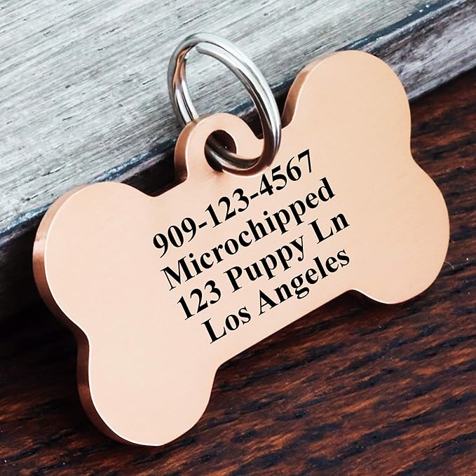 Ultra Joys Stainless Steel Dog ID Tag - Image 2