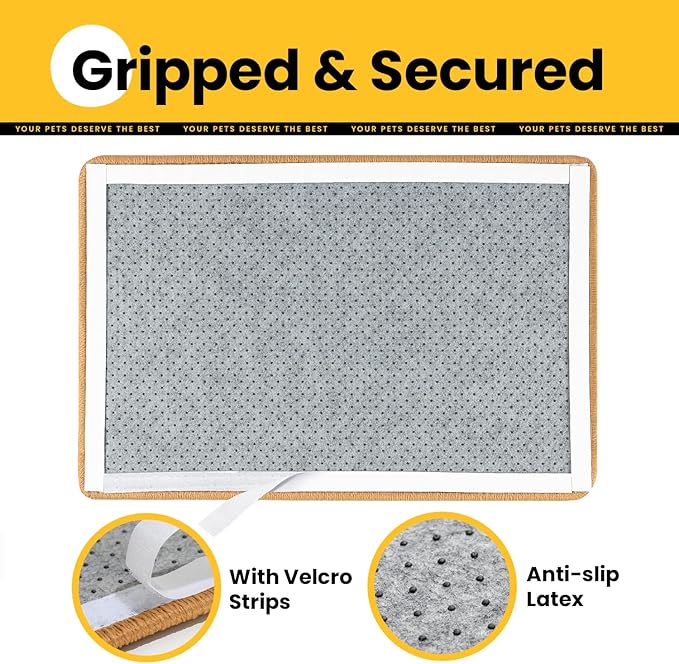 Cat Scratcher Mat, Natural Sisal Cat Scratch Pad - Image 3