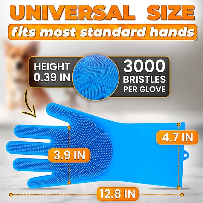 ALPENKOK Silicone Dish Gloves - Image 2