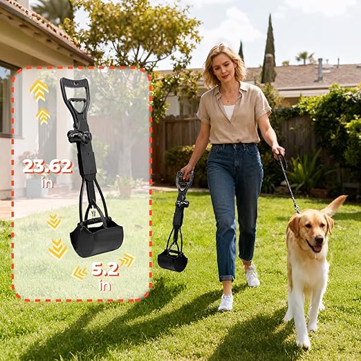20L Dog Poop Trash Can Outside - Image 5