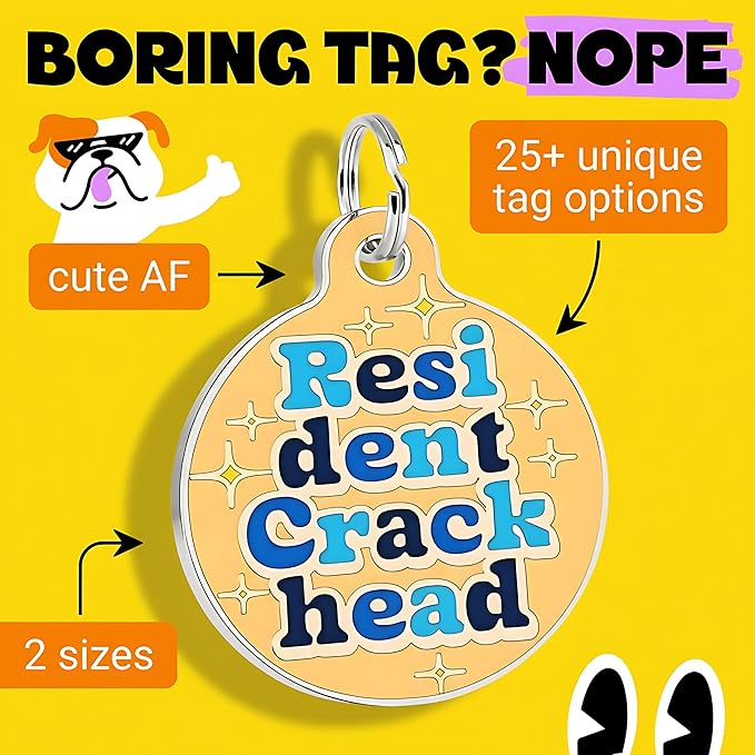 Bad Tags Personalized Dog and Cat ID Tags in 25+ Designs and 2 Sizes - Image 3
