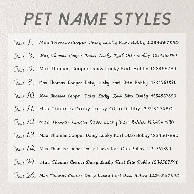 Anavia Small Size Dog Cat ID Tags, Small/XS Personalized Color Plated Stainless - Image 5