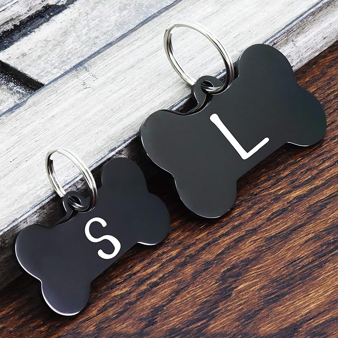 Ultra Joys Stainless Steel Pet ID Tag Dog Name Tags Personalized Front and Back - Image 5