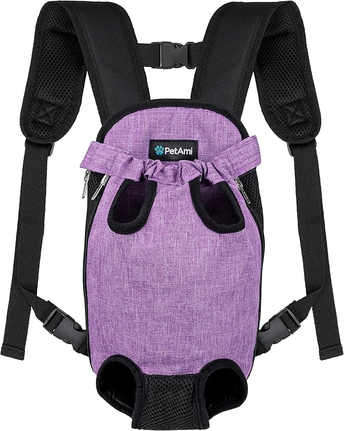PetAmi Dog Carrier Backpack, Adjustable Dog Pet Cat Front Carrier Backpack | by PetAmi