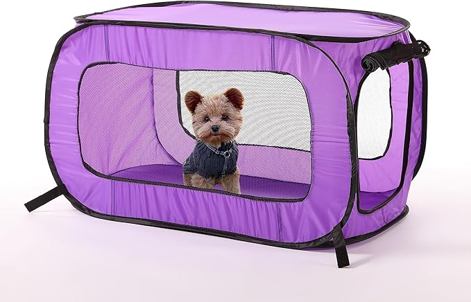 Beatrice Home Fashions Portable, Collapsible, Pop Up Kennel Travel Cat and Dog - Image 2