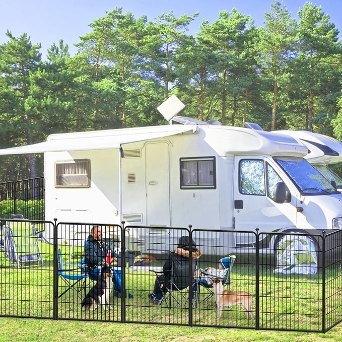 Dog Playpen 40 inch 32 Panels Indoor Outdoor Dog Pen - Image 2