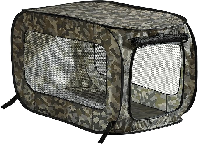 Beatrice Home Fashions Portable, Collapsible, Pop Up Kennel Travel Cat and Dog by BeatriceHomeFashions