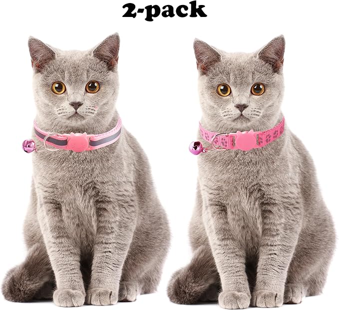 Purple Reflective Cat Collar - Image 3